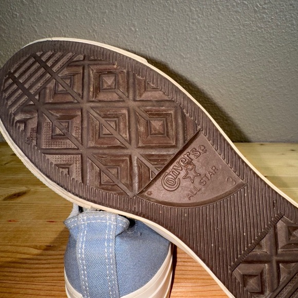 Converse Chuck Taylor All Star Platform Low‎ Tops Blue Women's Size 5 - Picture 4 of 8